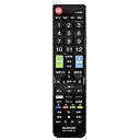 【中古】 エレコム テレビリモコン TOSHIBA 東芝 レグザ用 設定不要ですぐに使えるかんたんリモコン ブラック ERC-TV01BK-TO(2)