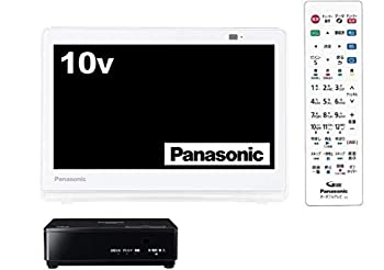 【中古】 パナソニック 10V型 液晶 テレビ プライベート ビエラ UN-10E8-W 2018年モデル