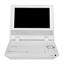 【中古】 TOSHIBA ポータロウ 7V型ポータブルDVDプレーヤー ワンセグチューナーキット対応モデル SD-P71S ホワイト