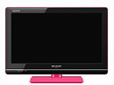 【中古】 SHARP LEDAQUOS 19型 ピンク系 LC-19K7-P(2)