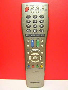 Cameras - 【中古】 シャープ テレビリモコン GA417WJSA