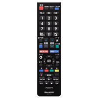 【中古】 シャープ 液晶テレビ用 リモコン ブラック系 （LC-24K30-B LC-22K30-B LC-19K30-B）(0106380482)