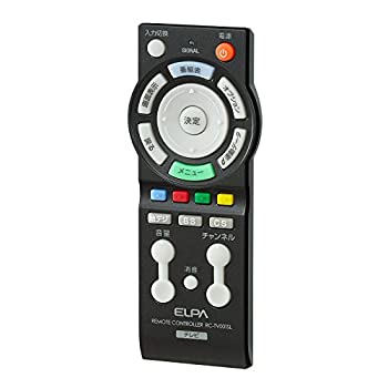 Air Conditioners - 【中古】 Asahi Denki かんたんテレビリモコン S-LINE ブラック RC-TV001SL (BK)