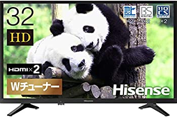 【中古】 ハイセンス Hisense 32V型 ハイビジョン液晶テレビ 32K30 IPSパネル メーカー 2018年モデル ダブルチューナー裏番組録画対応
