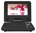 【中古】 TMY 7インチスイブルポータブルDVDプレーヤーブラック PDVD-S721K(2)
