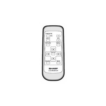 【中古】 シャープ 液晶テレビ用リモコン RRMCGA186WJSA(0106380139)