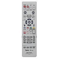 家庭劇院, 投影機 - 【中古】 シャープ[SHARP] オプション 消耗品 【0046380160】 DVD用 リモコン