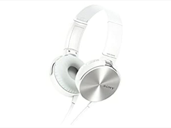 【中古】 ソニー SONY ヘッドホン MDR-XB450 : 密閉型 折りたたみ式 ホワイト MDR-...