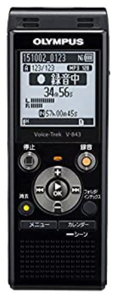 š OLYMPUS ѥ IC쥳 VoiceTrek 8GB MicroSDб V-843 ԥΥ֥å V-843 BLK