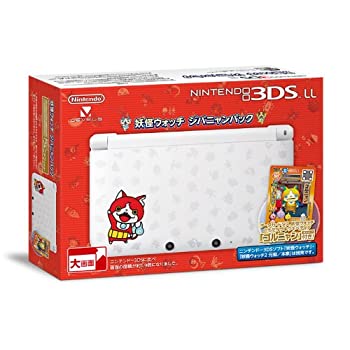 【中古】 ニンテンドー3DS LL 妖怪ウォッチ ジバニャンパック データカードダス 限定カード特典同梱