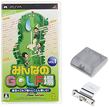 【中古】 みんなのGOLF場 Vol.1 (GPSレシーバー同梱版) - PSP