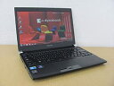 【中古】 東芝 dynabookSS RX3 SN266E 3HD Corei5 560M 2G 160G 13.3インチワイド液晶 無線LAN リカバリ Windows7Pro