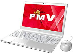 【中古】 富士通 ノートパソコン FMV LIFEBOOK AH42 W アーバンホワイト FMVA42WW