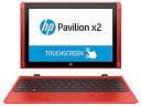 【中古】 hp Pavilion x2 10-n140TU スタンダードプラスモデル サンセットレッド T0Z74PA ABJ