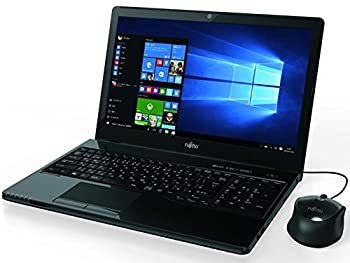 【中古】 富士通 LIFEBOOK FMVA42XB Windows10 Celeron1.5GHz 4GB 1TB DVDスーパーマルチ 高速無線LANac Bluetooth webカメラ 筆ぐるめ 15.6