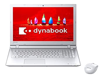 【中古】 東芝 15.6型ノートパソコン dynabook T45 VW リュクスホワイト PT45VWP-SJA