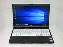 【中古】 富士通 LIFEBOOK A572 F ノートパソコン Core i5 3320M 2.6GHz メモリ4GB 320GBHDD DVD-ROM Windows10 Professional 64bit FMVNA7HE