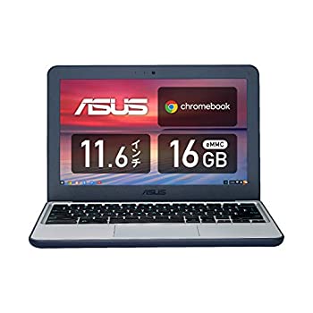 【中古】 ASUS エイスース ノートパソコン Chromebook 11.6型WXGA液晶 英語キーボード C202SA ダークブルー