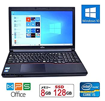 【中古】 【高速SSD】【Win 10】富士通LIFEBOOK A573 G 第3世代Core i5 2.7GHz 8GBメモリ SSD 128GB 15.6インチ テンキー WiFi