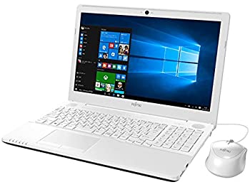 【中古】 富士通 15.6型ノートパソコンFMV LIFEBOOK AHシリーズ AH42/Yプレミアムホワイト FMVA42YW