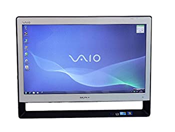 【中古】 SONY デスクトップパソコン VPCJ127FJ ホワイト デスクトップ 一体型 本体 Windows7 Pentium DVD 地デジ 4GB/500GB