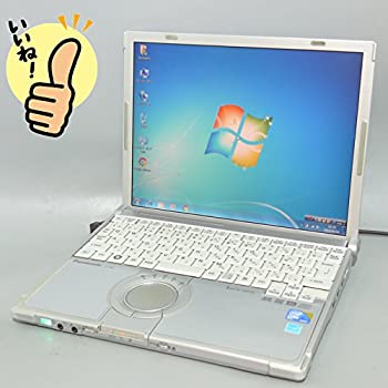 【中古】 ノートパソコン Windows 7 Professional 64bit搭載 パナソニック Panasonic Let's note レッツノート CF-W