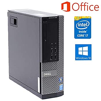 【中古】 【Windows10】Dell OptiPlex 9020SFF/第四世代Core i7 3.4GHz/大容量メモリー 8GB/ SSD480GB/DVDスーパー