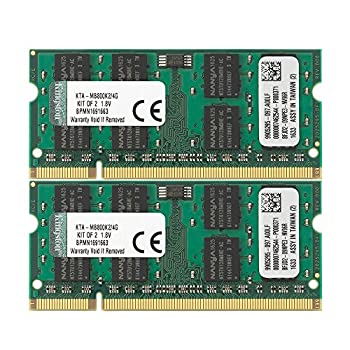 【中古】 キングストン Kingston PCメモリー 2GB×2 KTA-MB800K2/4G