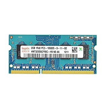 【中古】 SKハイニックス製 PC3-10600S-9-10-F2 Hynix 2GB DDR3 RAM PC3-10600 204 pin SODIMM ノートPC用