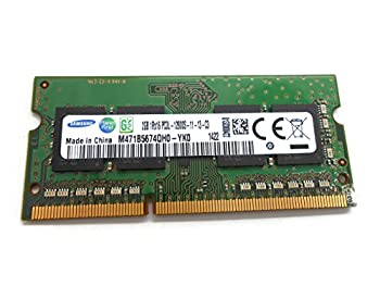 【中古】 SAMSUNG 低電圧メモリ (1.35V) PC3L-12800S (DDR3L-1600) 2GB SO-DIMM 204pin ノートパソコン用メモリ 型番 M471B5674QH0-YK0