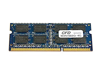 【中古】 W3N1066Q-4G CFD 4GB PC3-8500 DDR3-1066 SO-DIMM 204pin Elixir M2S4G64CB8HG5N-BE