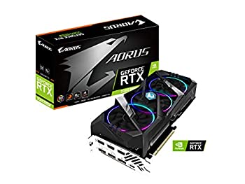 【中古】 GIGABYTE AORUS GeForce RTX 2060 Super 8G グラフィックカード 3x WINDFORCE ファン 8GB 256-Bit GDDR6 GV-N206SAORUS-8GC ビデオカード