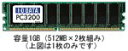 【中古】 I-O DATA DR400E-512Mx2