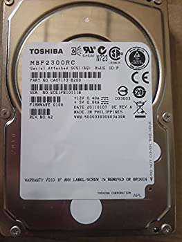 【中古】 東芝 300GB SAS 10.000RPM 2 5 5MMMt