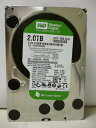 【中古】 Western Digital wd20eads Caviar Greenハードドライブ 2TB 3.5 SATA 3G 32MBキャッシュ