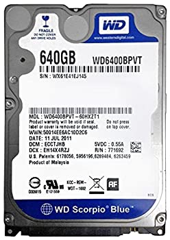 yÁz Western Digital 640?GB SATA 8?MB 5400rpm (wd6400bpvt) -