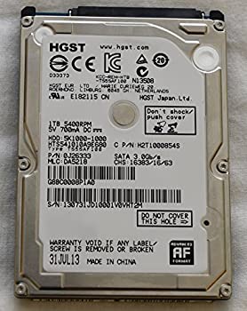 yÁz HGST ^2.5C`SATA HDD 1TB HTS541010A9E680