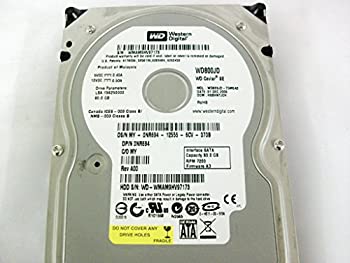 【中古】 HDD 80GB WD800JD-75MSA3 DCM DSBHNTJCH DP/N 0NR694 SATA RPM7200 FW A3