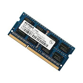 【中古】 日本ELPIDA品RAMモジュール‐4GB ( Let's note CF-J10/CF-J10/CF-F10/CF-N10/CF-S10/CF-B10など適合 4GBメモリ) PC3-10600/ 1