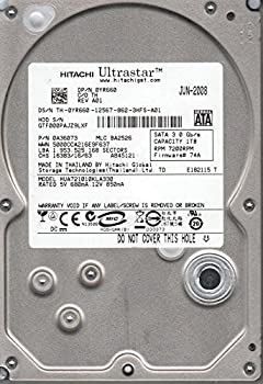 【中古】 hua721010kla330 PN 0?a36073 MLC ba2526 Hitachi 1tb SATA 3.5ハードドライブ