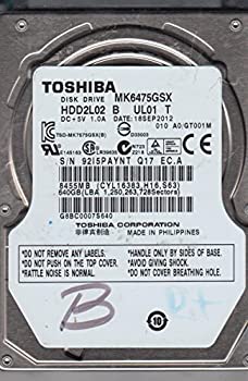 【中古】 MK6475GSX A0/GT001M HDD2L02 B UL01 T 東芝 640GB SATA 2.5 ハードドライブ