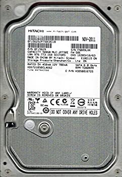 【中古】 日立 HDS721050CLA662 500GB P/N 0F15629 MLC JPT50E