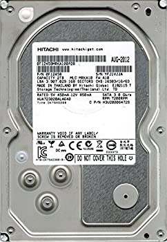 【中古】 HITACHI 日立 hua723020ala640?P/N 0?F12458?MLC mrka10?2tb