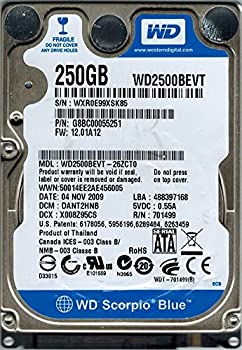 yÁz Western Digital wd2500bevt-26zct0?250?GB DCM dant2hnb