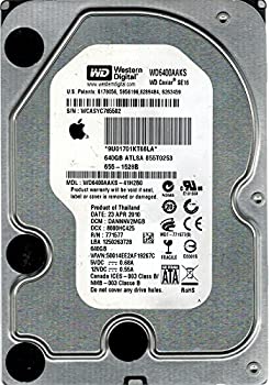 【中古】 Western Digital wd6400aaks-41h2b0?DCM dannnv2mgb 655???1528b