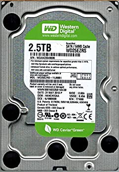 【中古】 Western Digital wd25ezrs-11j99b1?2.5tb DCM hanchv2aa