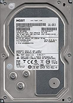 【中古】 hus724020ala640?P/N 0?F14690?MLC mpka70?2tb HGST