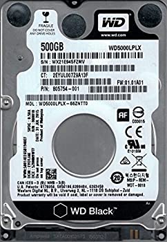 【中古】 WD5000LPLX-66ZNTT0 DCM EVOTJAK WX21E Western Digital 500GB