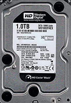 【中古】 wd1002faex-00z3?a0?DCM ehrnntjchb wcatr Western Digital 1tb