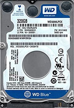 【中古】 WD3200LPCX-24C6HT0 DCM DVKTJVB WXL1E Western Digital 320GB